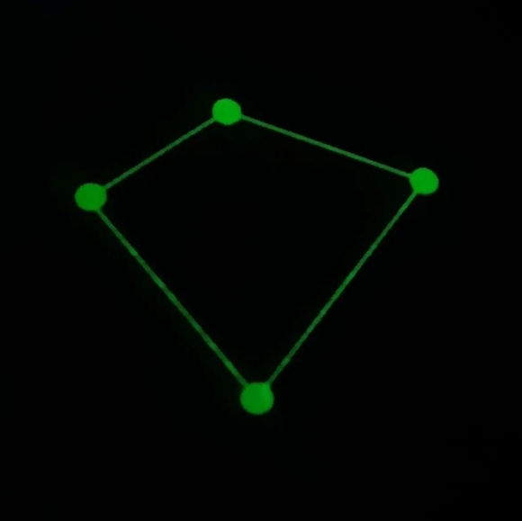 CORVUS The Crow Glow In The Dark CARD Stargo Game Replacement Piece - Picture 1 of 4